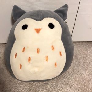 8” hoot the grey owl squishmallow